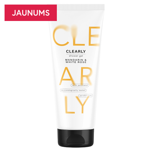 CLEARLY dušas želeja Mandarin&White Rose, 250ml